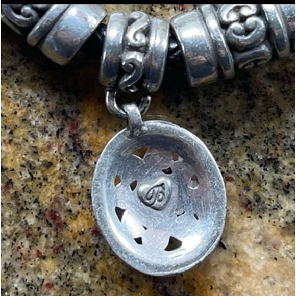 Brighton jewelry. 2 handbag themed bracelets and a scroll motif necklace. - Picture 3 of 8